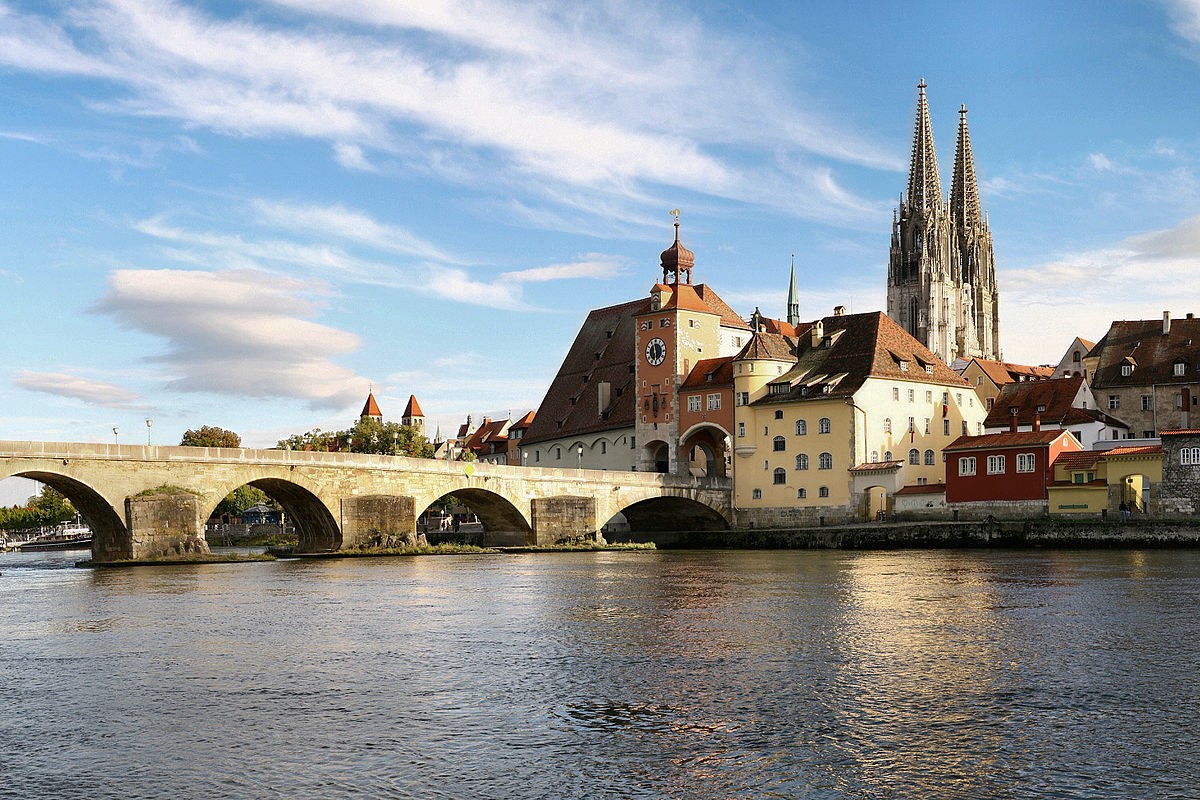 Regensburg, Németország - A legrégebbi város a Dunán
